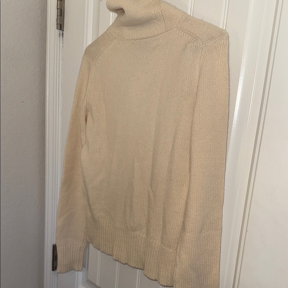 Ralph Lauren Beige Cowl Neck cashmere women’s Sweater - Picture 12 of 16